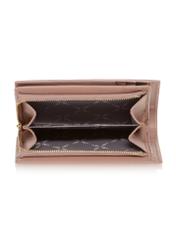 Pink leather women's wallet PORES-0834-31(W23)-05