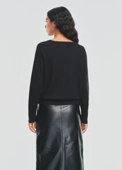 Black women's sweater SWEDT-0211-99(Z24)-04