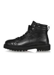 Black leather men's boots BUTYM-0472-99(Z24)-05