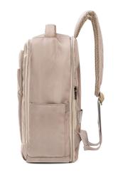 Dark beige airplane backpack PLCMN-0014A-80(Z25)