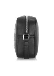Black women's handbag with jet logo TOREC-0833-99(Z23)-03