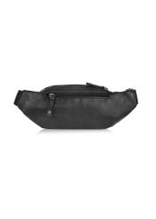 Black leather men's bag TORMS-0441-99(Z24)-04