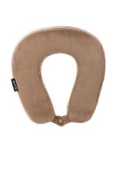 Beige soft headrest AW-014-0004-1B(W26), back view of the product on a white background.