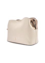 Small cream women's handbag TOREC-0768-0B(W26), diagonal product view on white background.