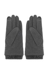 Grey insulated gloves for men REKMS-0077-91(Z24)