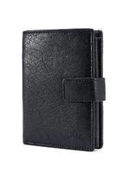 Black leather men's wallet PORMS-0650-99(W25)