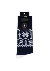 Men's socks with Norwegian pattern SKAMT-0125-69(Z23)-02