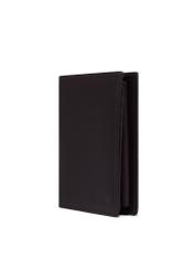 Men's brown leather wallet PORMS-0711-1H(Z26), diagonal product view on white background.