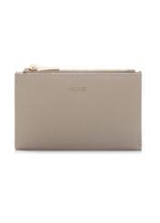Medium beige women's wallet POREC-0428-1B(W26), front product view on white background.