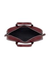 Small dark red women's handbag TOREC-1382-4C(Z26), interior view on a white background.