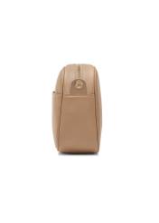 Beige leather women's shoulder bag TORES-0806D-81(W25)-04