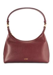 Burgundy women's handbag TOREC-1082-49(Z25), front product view on white background.