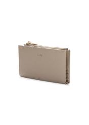 Beige women's wallet POREC-0429-1B(W26), diagonal product view on white background.