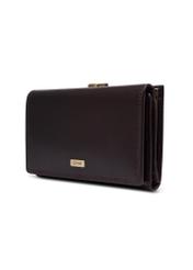 Burgundy Leather Women's Wallet PL-128-4D(KS)