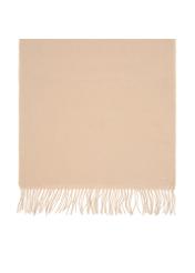 Wool beige women's scarf SZADT-0092-16(Z24)-02