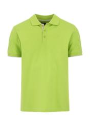 Men's lime green polo shirt POLMT-0045A-52(W24)-03