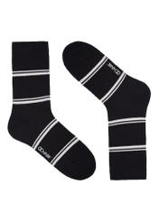 Set of women's long socks ZESDT-0048-00(Z26), front view of the second pair of the product on a white background.