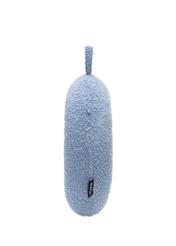 Soft blue headrest AW-014-0003-61(W25), side view of the product on a white background.