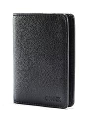 Black leather men's wallet PORMS-0635-99(W25)
