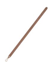 Light brown leather shoulder bag TORES-1418-1K(Z26), view of the product strap on a white background.