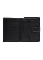 Black leather men's wallet PORMS-0704-99(Z26)