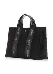 Black women's tote bag TOREN-0288A-99(W25)-02