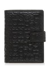 Men's leather wallet with embossing PORMS-0602-98(Z23)-01