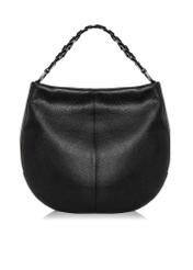 Women's semi-circular leather handbag TORES-0945-99(Z23)-04