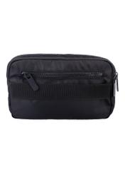 Black men's cosmetic bag TORMN-0429-99(Z26), back view of the product on a white background.