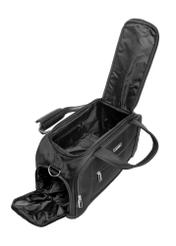 Black men's nylon bag TORMN-0420-99(W26), product view inside on white background.