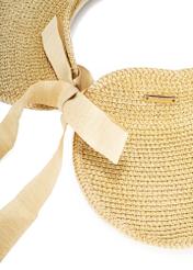 Women's visor hat KAPDT-0042-25(W25), close-up of the product detail on a white background.