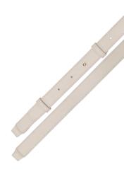 Small beige women's handbag TOREC-0882-1B(W26), view of the product strap on a white background.