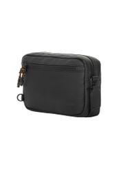 Black men's shoulder bag TORMN-0433-99(Z26), diagonal product view on white background.