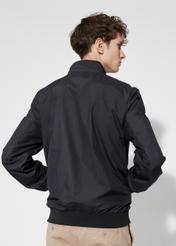 Men's black bomber jacket KURMT-0299-99(W24)-03