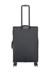 Set of 19"/24"/28" trolley suitcases WALNY-0048-99(W26), back view of the product on a white background.