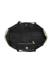 Women's handbag made of natural straw TOREC-1226-1E(W26) - product view from above, on a white background.