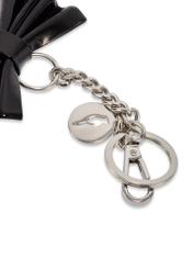 Leather bow-shaped keychain BRELOK-0217-99(Z25)