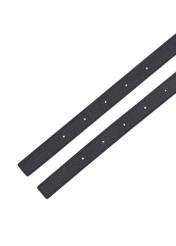 Black leather women's shoulder bag TORES-1348-9I(Z26), view of the product strap on a white background.