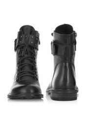 Black boots with buckle for women BUTYD-0841B-99(Z23)-03