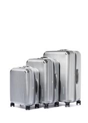 Set of suitcases on wheels 19'/24'/28' WALPC-0001-9X(W26), view of the set of suitcases on a white background.