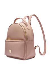 Pink women's medium backpack TOREC-0920-5A(W26) - diagonal product view, on a white background.