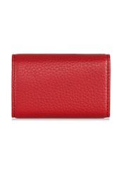 Women's red leather key case PORES-0894-40(Z23)-03