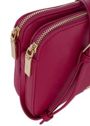 Fuchsia three-chambered women's handbag TOREC-0205C-65(W24)-06