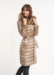 Women's down jacket with an envelope cut KURDT-0131-81(Z19)-02