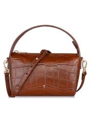 Small brown leather handbag for women TORES-0997-87(W24)-01