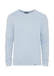 Blue cotton men's sweater SWEMT-0100-62(W24)-04