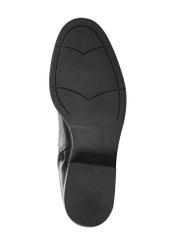 Black leather women's boots BUTYD-1183-99(Z25)