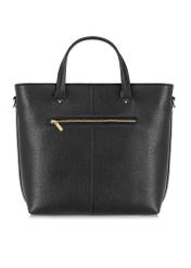 Black leather handbag for women TORES-0728B-99(W24)-04