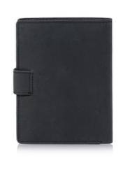 Black leather men's wallet PORMS-0543-99(W23)-02