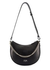 Women's leather handbag with chain TORES-1148A-99(Z25), product view from the front on a white background.